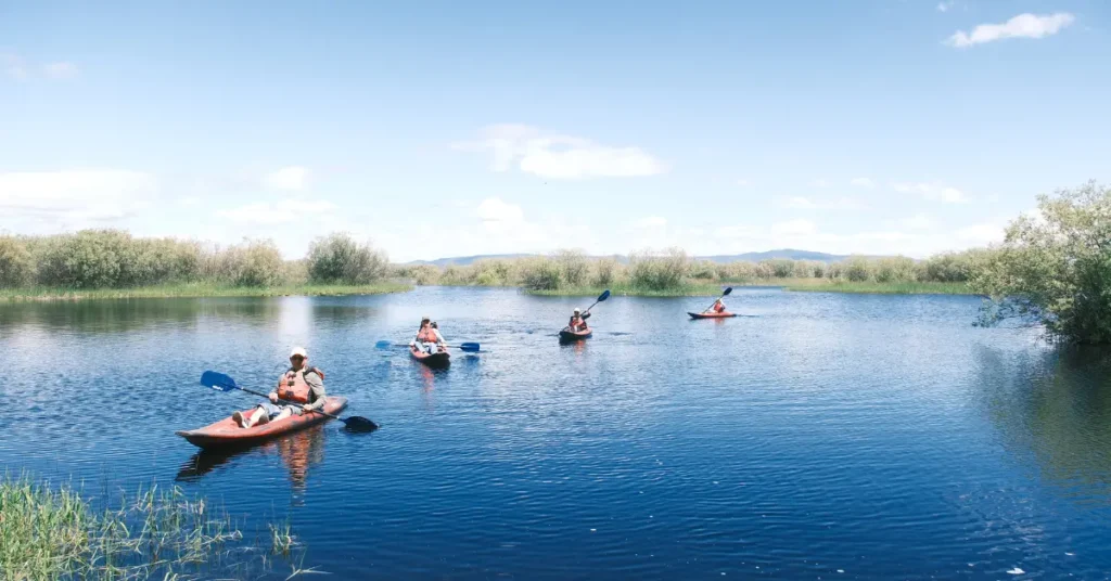 crater lake zipline guided kayak tours at malone springs